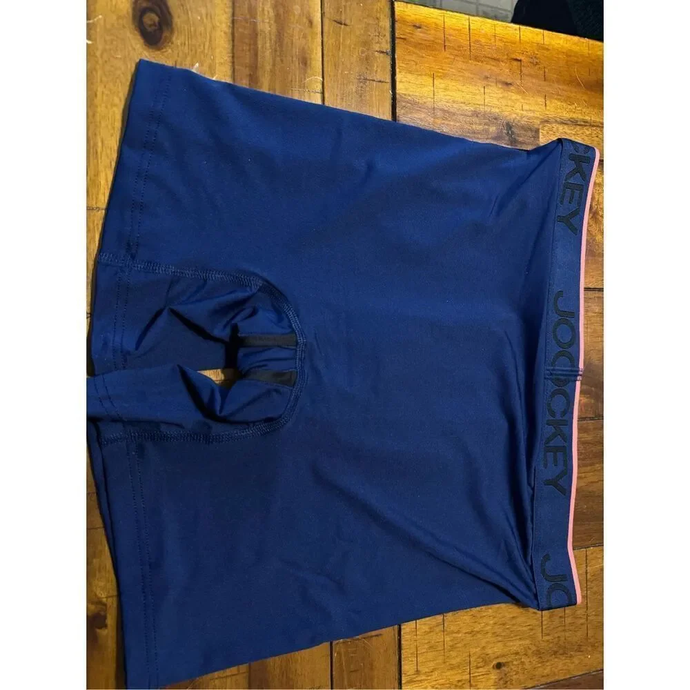 NWT Jockey Dark Blue Boxer Brief Size Medium